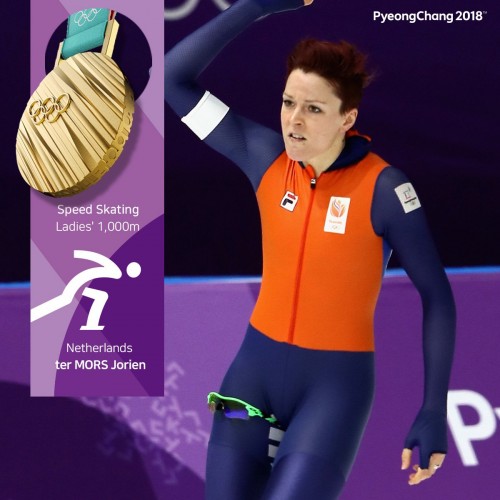 Jorien ter Mors PyeongChang 2018 goud 1000